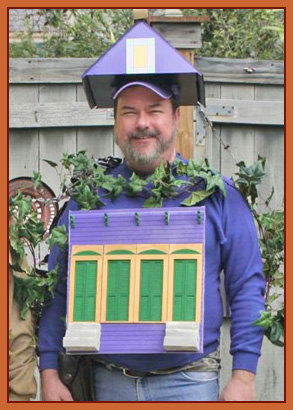 The Author - Dressed as a Shotgun House